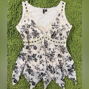 Fairycore whimsigoth style tank top